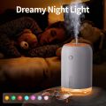 TESLA Portable Mini Humidifier, 500ml Small Desk Humidifier, USB Personal Desktop Humidifier for Bedroom, Office, Travel, Plants, Auto Shut-Off, 2 Mist Modes, Super Quiet, Multicolor. 