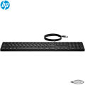 HP Halley Wired Desktop 320K Standard USB Wired Keyboard with Quiet Keys and Adjustable Slope - Black. 