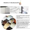 Ousmin 3D Wallpaper Border Roll PVC Self-adhesive Stick Wall Borders Waterproof Wall Waist Sticker for Kitchen Bathroom Bedroom Tiles Decor Sticker Easy to Apply 10cm x 5m/Roll. 