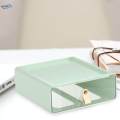 Desk Organizer Drawer, Stackable Storage Drawer ,Jewelry Case Portable Dustproof Desktop Stationery Organizer Cosmetics Storage Box for Office. 
