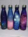 Imported 500ml Cute and Beautiful Stainless Steel Water Bottle Double Wall Vacuum Insulated Flask BPA Free Leak Proof Cola Shape Thermos Steel Bottle for Girls Steel Bottle for School Kids and Bottle for Boys Floral Bottle. 
