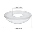 Nursing Breast Milk Collector Silica Gel 2 pcs Pair with Stopper. 