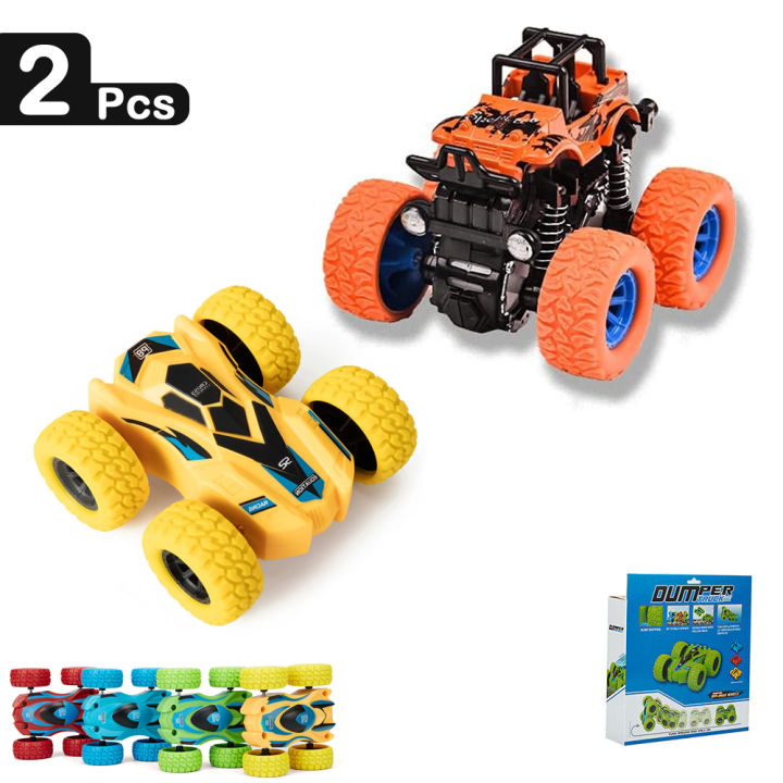 Pcs Set Monster Truck and Car Vehicle Push and Go Friction