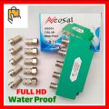 100% Original Neoset Waterproof 4x1 With 5 RG7 Connectors DiSEqC Satellite Lnb Switch & Satellit Receiver. 