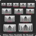 Mosque Reusable Stencil Airbrush Painting Wall Art DIY Home Decor Scrap booking Album Crafts. 