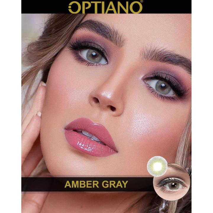 Optiano Amber Grey lenses Optiano new grey lens Optiano lenses - Contact Lens