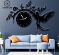 3D Eagle Wooden Wall Clock,Design Decoration Quartz Numeric For Home Decor Living Room And Offices And For Gifts / home decoration item / wall decoration item / room decoration item. 