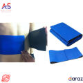 Hot Sweat Waist Belt For Weight Loss Belly Belts Body Shaper, Tummy Trimmer Body Fat Burn Belt, Adjustable Women Waist Trainer Belt, waist Belly Belt For Men And Women in Blue Colour. 