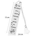 Stainless Steel Metal Bookmarks Elegant Bookmarks 2.6cm*13cm Stainless Steel Bookmarks Inspirational Quotes Bookmarks for Book Lovers Bookmarks Education-Themed Bookmarks Office Bookmarks Gift Bookmarks Daily Inspiration Bookmarks. 