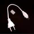 LED Flexible Rope Light 2 Pin EU Plug 6mm Connector Adapter. 