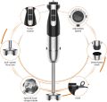 RAF - Blender Machine – 800W Hand Blender - Stainless Steel Immersion Blender - 4 Blades Hand Blender Machine – Egg beater and Milk Frother - Kitchen Accessories - grinder/mixer/blender – Heavy Duty. 