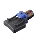 2X XPE LED 120 Lumen 3 Modes Waterproof Zoomable Clip - on Cap Hat Light Flashlight Head Light Lamp Black. 