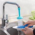 2 in 1 Silicone Kitchen Faucet Water-saving Filter Shower Water Rotating Spray Regulator Tap Water Filter Valve Kitchen Bathroom Access. 
