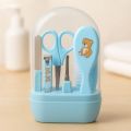 5-in-1 Baby Grooming Kit – Newborn Infant Care Set with Nail Clipper, Scissors, Filer, Comb & Soft Brush – Safe & Gentle Baby Care. 