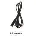 BSOD Electric Cord EU Power Cable 2Pin Cable 1.5Meter 250V 2.5A US Power Cord UK Supply Cable Lead Wire Power for Electrique. 