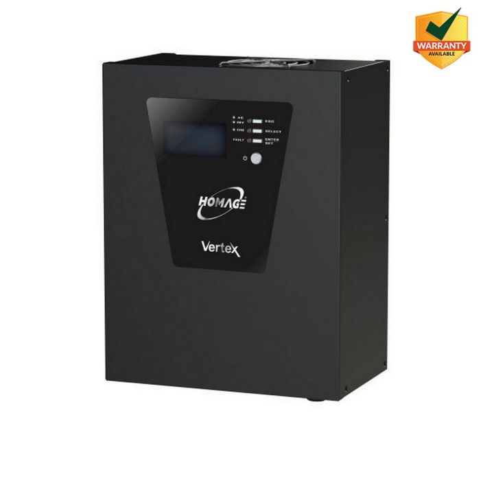 Homage Vertex (SOLAR SUPPORTED INVERTER) HVS-2414-SCC 2400VA 1800Watts 24VDC 230VAC