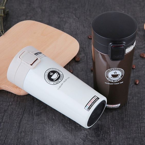 Stainless Steel Travel Mug ,Coffee Tumbler Vacuum Insulation Cup-380ml - MAR Traders