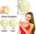 100 pcs 10 inch Cream Pastel balloons Macaron Balloon for use Birthday Baby shower wedding latex cream balloon off white balloon. 