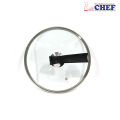CHEF Premium Quality Glass Lid/Cover With Stylish Handle – 36 cm. 