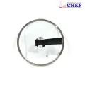CHEF Premium Quality Glass Lid/Cover With Stylish Handle – 30 cm. 