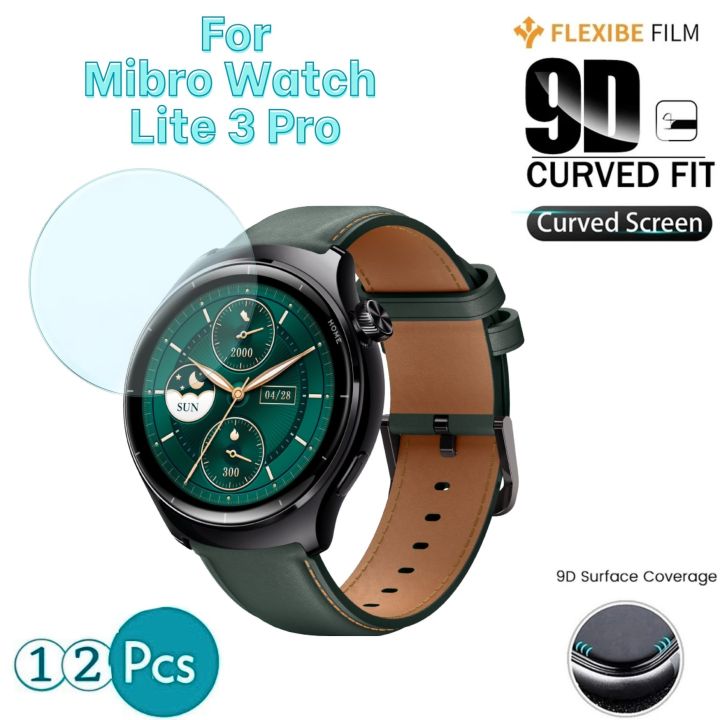 1/2 Pcs 9D Curved Soft Hydrogel Film Protector For Mibro Watch Lite 3 Pro Protective Film Accessories