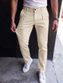 Phantom Spandexdry Pleated Pants - Cream. 