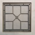 Ventilation Mesh Jalli 12"inch-Mesh Size(10"x10")-Light Ash-2Pc. 