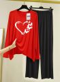 Full Sleeves N-ight Suit Shirt and Trousers For Women and Girls - Fashionable and Cool Women's Tracksuit. 
