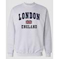 London England Printed Grey Sweatshirt. 