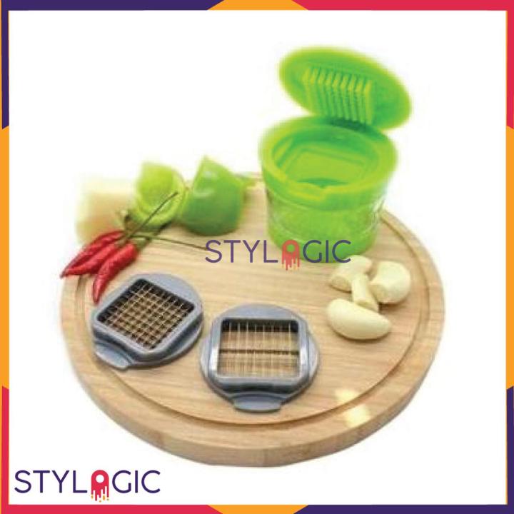 Ginger Garlic Chopper Slicer Garlic Press Multifunctional Vegetable Cutter Mini Food Slicer Portable Garlic Blender Slicer