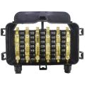 IP67 Waterproof PV Solar Panel Diode Junction Box 6 Lane DC 15A 1000V Black 100W-350w Without Connectors. 