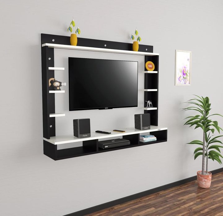 Wall%20Mount%20Engineered%20Wood%20TV%20Entertainment%20Unit/Tv%20Rack%20Set%20to%20Box%20Stand%20with%20Wall%20Shelves%20for%20Living%20Room%20Flowery%20Wenge%20Finish%20(Ideal%20for%20up%20to%2032")%20-%20Image%204