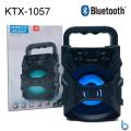 KTS 1057 Portable Bluetooth Speaker - RGB Lighting Portable Wireless Speaker for Mobile Rechargeable Speaker with FM Radio USB SD Memory Card Mp3 Player Supported Mini Wireless Bluetooth Speaker. 