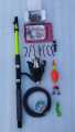 Yumoshi JM200 Sleek Lightweight Electroplating Fishing Reel With Fishing Line. 
