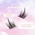ANJOSIRMA Upgrade Eyelashes, Self grafting false eyelashes, Natural Individual Cluster EyeLashes, Quick DIY Eyelash Extensions. 