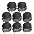 8 PCS Gas Stove Knob,8mm Cooker Control Switch Range Oven Knobs Cooktop Burner Knob for Kitchen Replacement Accessories. 