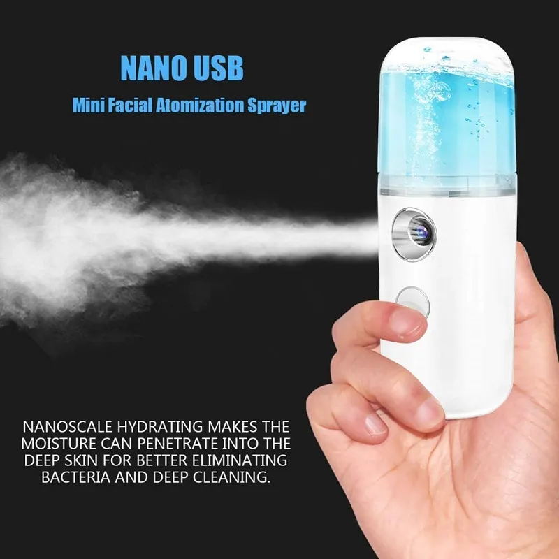 Rechargeable Nano Mist Sprayer, Face Facial Moisturizing, Mini, Portable |  Daraz.pk