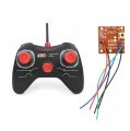 Four channel car remote control 27MHZ transmitter board receiver board toy accessories. 
