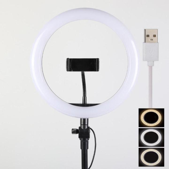 (STAND IS NOT INCLUDED) HOLA 26 CM 3 Modes Dimmable Ring Light  Fill Light With Mobile holder live streaming 26CM Light