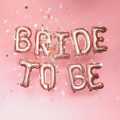Bride to be Foil Balloons Air wedding decoration engagement party Helium Globos. 