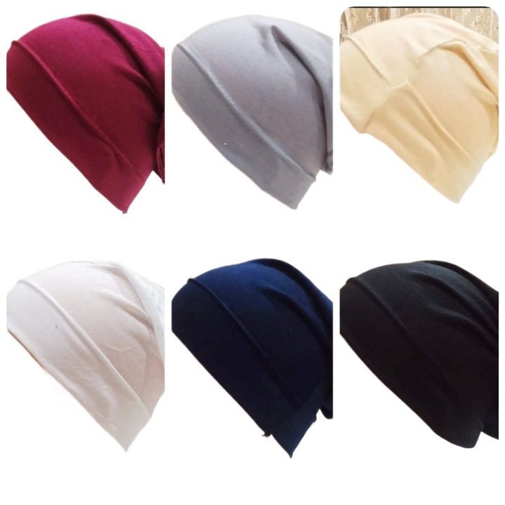 Pack of Five 05 Inner Scarf Hijab Cap  Head Cover Inner Cap for Girls