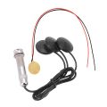 Guitar Pickup 3x Piezo Pickup Transducer with 15Pcs 27mm Piezo Discs with s Mic D Trigger Acoustic Pickup. 