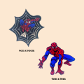 Spiderman Embroidered Iron On Patch Sew On Badge Bags Caps Jeans Jackets Applique. 