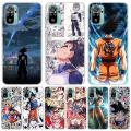 DRAGON BALL Z DBZ Goku Phone Case For Xiaomi Redmi Note 10 11 9 8 10S 11S 11T 11E Pro 9T 9S 8T 7 6 5 5A 4 5G Max Cover Coque Cas. 