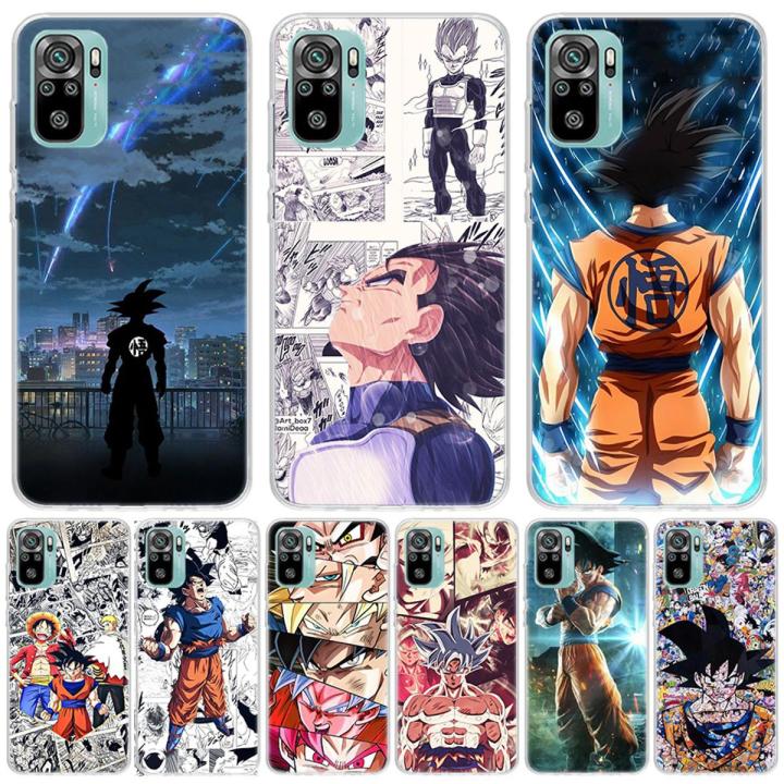 DRAGON BALL Z DBZ Goku Phone Case For Xiaomi Redmi Note 10 11 9 8 10S 11S 11T 11E Pro 9T 9S 8T 7 6 5 5A 4 5G Max Cover Coque Cas