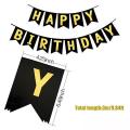 Combo Black & White Birthday Theme Set , Best for Surprise Birthday Party Decoration for Birthday Boy / Girl / Special one Birthday. 