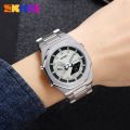 SKMEI men electronic watch dual-display electronic watch with luminous waterproof watch fashion business style For Men 1816. 