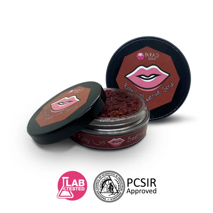 Paras Rosy Lips Beetroot Lip Scrub