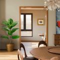 2Pcs Faux Banana Tree Tropical Monstera Leaf Turtle Large Palm Leaves Fern Green Bushes Shrubs Greenery Decor. 