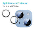 【iPhone 15 Series】UGREEN Camera Lens Protector Ultra HD Tempered Glass Metal Cover For iPhone 15 Plus 15 Pro Max  Full Lens Glass Protective Film. 